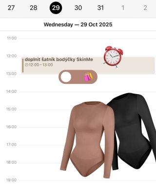 ⏰ Jaký je čas? Na Body Skinme – jemné, pohodlné, jako druhá kůže ✨ Perfektní na každou příležitost 🍂 Už máte to své?...