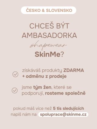 ✨Chceš být ambasadorkou SkinMe Shapewear?✨ Pokud jsi z Česka nebo Slovenska, máš svoji vlastní komunitu sledujících a chuť...